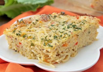 Resep Cheese Garlic Spaghetti Baked Enak, Menu Sarapan Nikmat yang Sulit Dilupakan