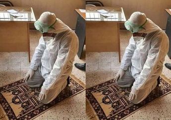 Viral Tenaga Medis Tak Lupa Ibadah di Tengah Tugas Lawan Corona, Salat Tetap Pakai APD