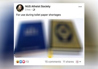 Lecehkan Kitab Sebagai Pengganti Tisu Toilet, Laman Facebook Ini Bikin Ngamuk Menteri