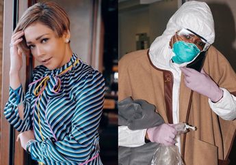Mengurangi Pembelian Masker Sekali Pakai, Maia Estianty Bagikan Cara Membuat Masker dari Kain