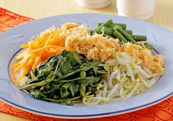Resep Urap Kelapa Sangrai Enak, Menu Pelengkap Sehat Anti Ribet