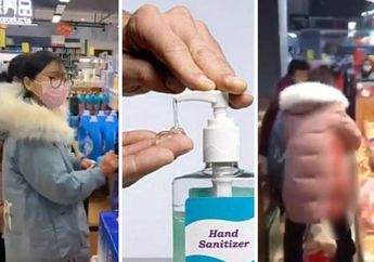 Tega Banget! Gara-gara Rebutan Hand Sanitizer, Gadis Ini Tega Tusuk Kakek dan Anak-anak di Supermarket! Keadaanya Bikin Syok Pembeli Lain