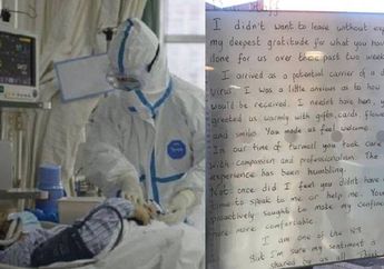 Bikin Menguras Air Mata, Sembuh dari Virus Corona Pasien Ini Tinggalkan Surat untuk Perawat: 'Kalian Membuat Kami Merasa Diterima'