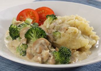 Resep Mashed Potato Siram Brokoli Enak, Menu Sarapan Sehat Hari Ini