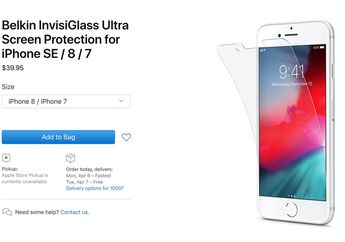 Aksesoris Pelindung Layar Bocorkan Nama dan Ukuran Produk iPhone SE 2
