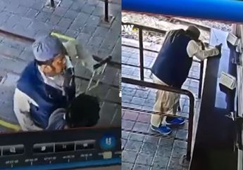 Detik-detik CCTV Rekam Pria yang Diduga Positif Virus Corona, Meludah, Batuk Hingga Muntah di Stasiun Kereta, Ditemukan dengan Kondisi Mengerikan Ini