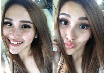 Hanya Kenakan Legging dan Sport Bra Saat Olahraga, Ayu Ting Ting Tutupi Bagian Perut Pakai Stiker