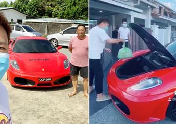 Bukan Kaleng-kaleng, Warung Makan di Malaysia Antar Pesanan Pakai Mobil Sport Mewah Saat Lockdown!