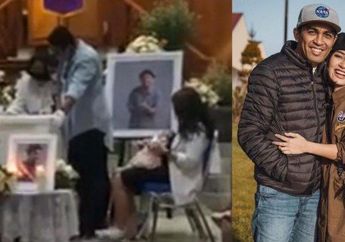 Putrinya Baru Berusia 40 Hari, Mutia Ayu Tak Kuasa Menahan Isak Tangis di Samping Peti Jenazah Glenn Fredly Sembari Terus Memohon: Please Jangan Tinggalin Aku...