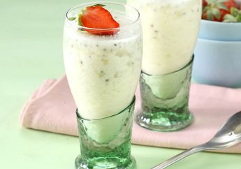 Resep Yakult Selasih Puding Enak, Untuk Hidangan Menutup Akhir Pekan