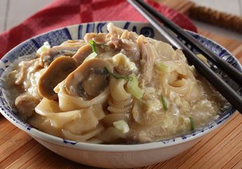 Resep Kwetiau Siram Enak Ini Tetap Menggoda Meskipun Tidak Digoreng
