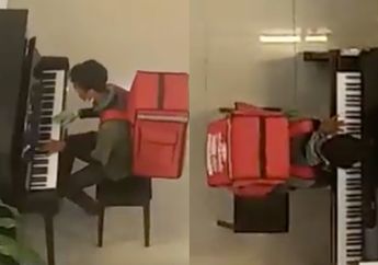 Iseng Main Piano Saat Tunggu Penumpang, Driver Ojol Ini Malah Jadi Terkenal Usai Videonya Viral di Media Sosial