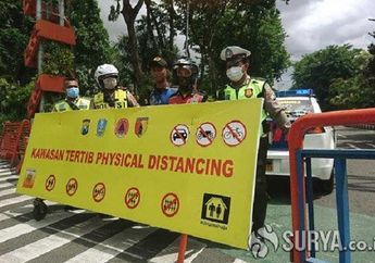 Ada Jalanan Surabaya yang Jadi Kawasan Physical Distancing, Begini Kata Kapolda Jatim