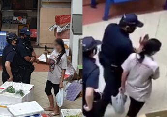 Nekat Jalan-Jalan ke Pasar Tanpa Masker dan Ngeyel Saat Diingatkan, Wanita Ini Kena Denda Rp3,26 Juta