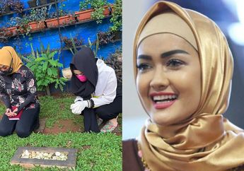 Didatangi Almarhum Julia Perez, Della Perez Bergegas Kunjungi Makam Sang Kakak: Jangan Cemberut Kalo Datang di Mimpi
