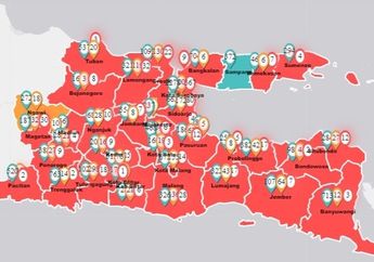 Hampir Semua Daerah di Jawa Timur Berada dalam Zona Merah dan Kuning, Hanya Kabupaten Ini yang Jadi Satu-satunya Daerah dengan Status Zona Hijau!