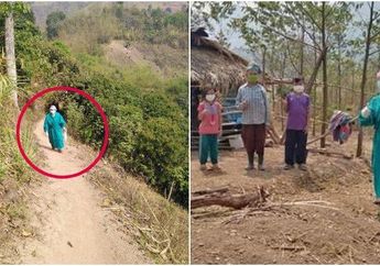 Menggunakan APD Lengkap saat Wabah Corona, Dokter Asal Thailand Ini Rela Berjalan Kaki dan Mendaki Gunung untuk Datangi Pasiennya