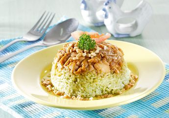 Resep Nasi Tim Hijau Ayam Enak Ini Bisa Kita Tiru Untuk Menu Sarapan Besok Pagi