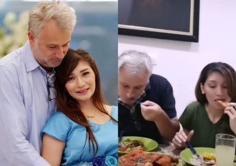 Dinikahi Bule Beda 21 Tahun, Perlakuan Baby Margaretha Saat Buka Puasa Bersama Suami Jadi Sorotan, Warganet, 'Minumnya Pake Tangan Kiri'