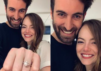 Pamer Cincin Emas, Emma Stone Diduga Diam-diam Sudah Menikah dengan Tunangannya!