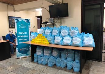 Dana Kemanusiaan Kompas Kembali Bergerak, Imam dan Marbot Masjid Mendapat Seribu Paket Bahan Pokok Senilai Rp 200 Ribu