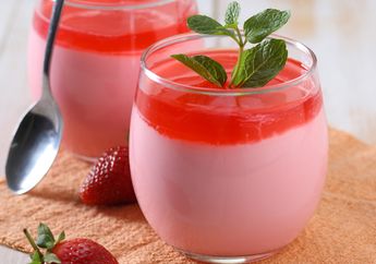 Resep Strawberry Baby Puding Enak, Menu Buka Puasa yang Bikin Heboh Meja Makan