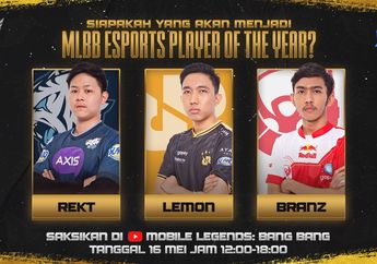 Rekt, Lemon dan Branz Masuk Nominasi MLBB eSports Player of the Year. Siapa yang Layak Jadi Pemenang?