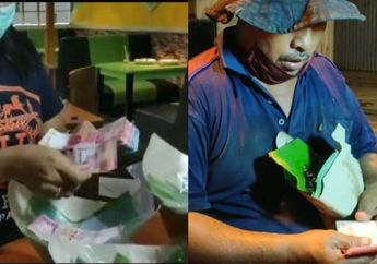 Pasangan Suami Istri Ini Bagikan Nasi Bungkus Bahagia, Ternyata Isinya Uang Jutaan, Ngaku Ketagihan Bagi-bagi Rezeki