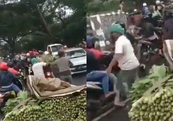 Hasil Panen Ikut Kena Imbas Pandemi Corona, Para Petani Ini Langsung Kebanjiran Pujian Setelah Berbagi di Jalanan, Netizen: Lagi Susah Aja Bapaknya Masih Sedekah..