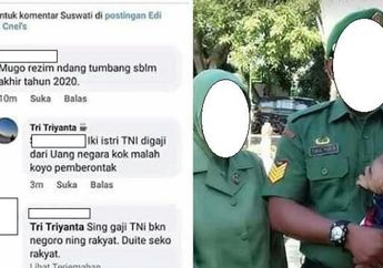 Bak Senjata Makan Tuan, Gegara Istri Nyinyiri Pemerintahan Jokowi di Media Sosial, Prajurit TNI AD Ini Harus Terima Hukuman Militer dan Ditahan Selama 14 Hari