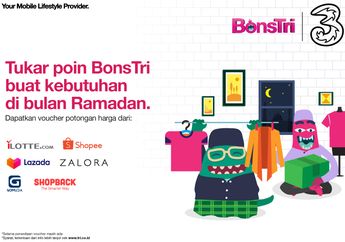 Operator Telekomunikasi 3 Indonesia Tawarkan Aneka Promosi Berinternet