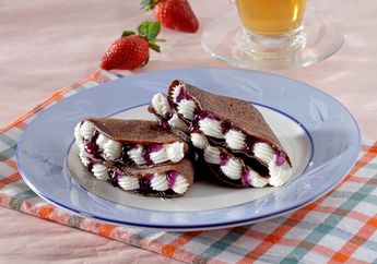 Resep Crepe Cokelat Bluberi Enak Ini Mampu Ceriakan Momen Sarapan Saat Akhir Pekan