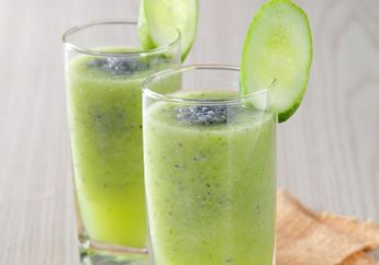 Resep Jus Timun Melon Hijau Enak Ini Segarnya Enggak Main-Main!
