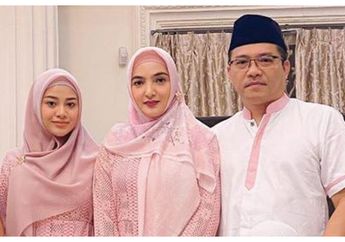 Penampilan Kompak Aurel Hermansyah dan Keluarga Saat Hari Raya Idul Fitri. Charming!