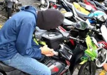Sudah Jatuh Tertimpa Tangga! Niat Hati Curi Sepeda Motor, Maling Ini Justru Apes Alami Hal Tak Terduga Ini