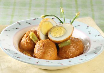 Resep Telur Santan Pedas Enak, Olahan Telur Praktis Kesukaan Keluarga