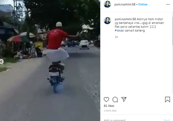 Bikin Geleng-Geleng Kepala, Kakek Ini Viral Usai Kendarai Motor Sambil Berdiri Bak Sedang Berselancar, Begini Nasibnya Sekarang
