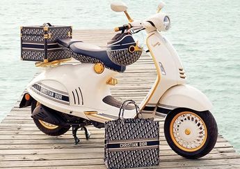 Buat Anak Sultan, Vespa Mewah Kolaborasi Christian Dior Siap Dibeli Tahun Depan