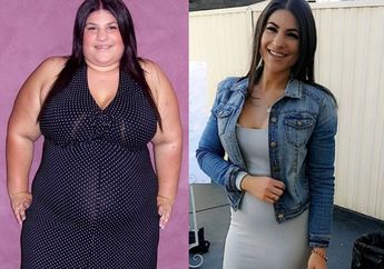 Khawatir Serangan Jantung Usia Muda, Wanita Ini Turunkan Berat Badan Hingga 65 kg! Hasilnya Cantik