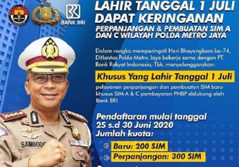 Ada yang Bayarin, Polda Metro Jaya Kasih Keringanan Untuk Ratusan Pemohon SIM Baru dan Perpanjangan