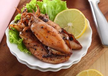 Resep Cumi Bakar Madu Merica Hitam Enak Ini Bikin Makan Malam Jadi Lebih Memuaskan