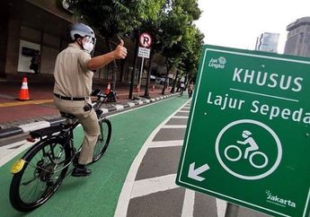 Pengendara Motor, Yuk Kenali Lagi Marka Jalan untuk Jalur Sepeda