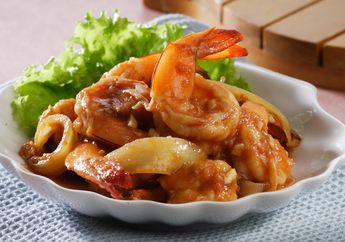 Resep Tumis Udang Pasta Tomat Pedas Enak, Menu yang Paling Ditunggu Di Meja Makan