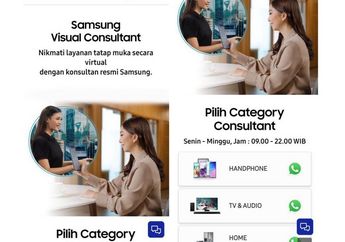 Konsultasi Galaxy A11 via WhatsApp Lewat Samsung Visual Consultant