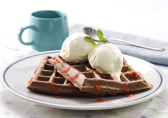 Resep Wafel Cokelat Enak, Menu Sarapan Fancy yang Mudah Banget Dibuat