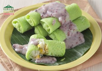 Resep #KemilauKulinerIndonesia: Resep Dadar Gulung Saus Tape, Camilan Tradisional Dengan Siraman Saus Lezat