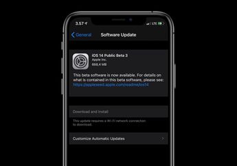 Update iOS 14 Public Beta 3 Sudah Dapat Diunduh