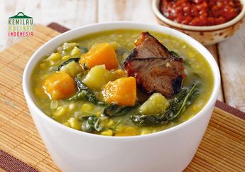 Resep #KemilauKulinerIndonesia: Resep Bubur Tinutuan, Menu Sarapan Tradisional Dari Sulawesi Selatan