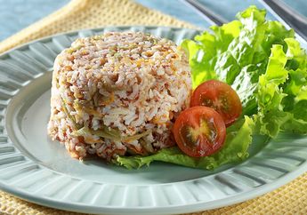 Resep Nasi Merah Ayam Sayur Enak, Hidangan yang Bikin Perut Cukup Kenyang