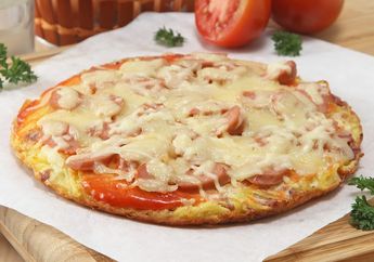 Resep Hashbrown Omelette Enak, Menu Sarapan Mirip Pizza Namun Mudah Dibuat